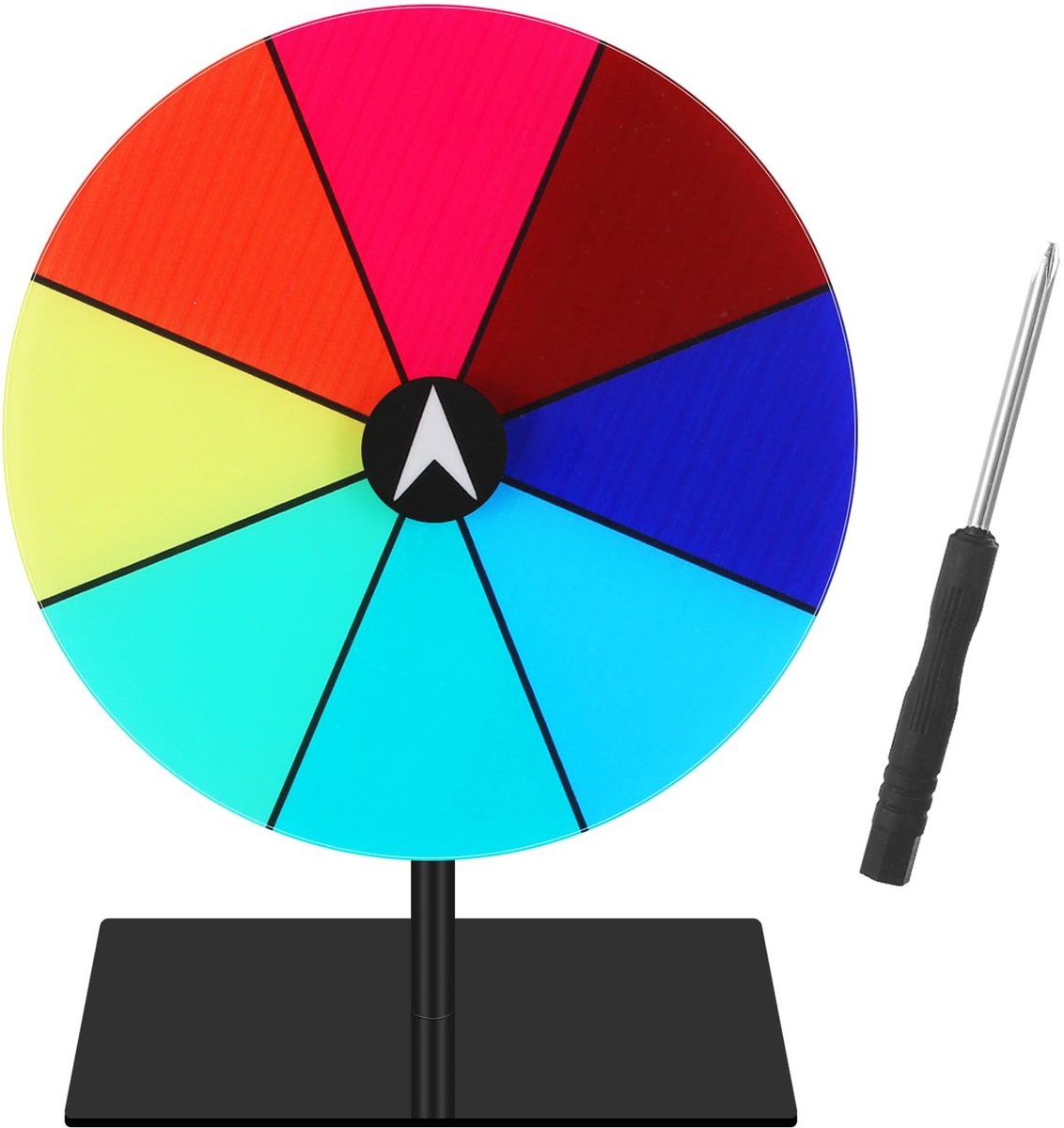 Solidchoice - Tafel Roulette Spinner met 8 Kleuren voor Feesten