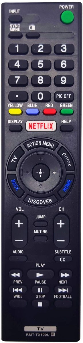 Solidchoice - Afstandsbediening voor Sony Televisie Modellen