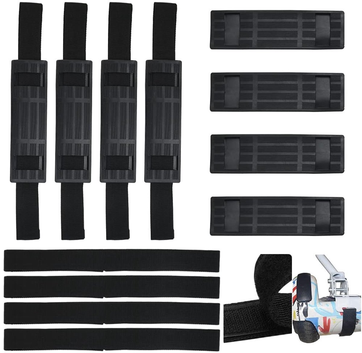 Solidchoice - Set van 8 Verstelbare Hoverboard Straps