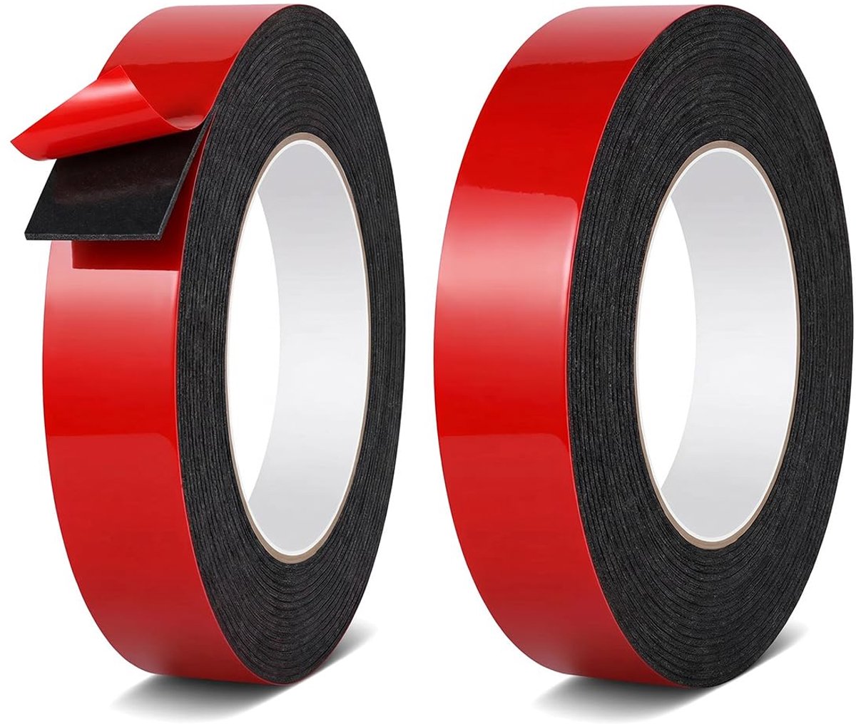 Montagetape 2.5 cm × 10m - Dubbelzijdige tape - Waterdicht en extra sterk - Eenvoudige installatie - ShopVlot