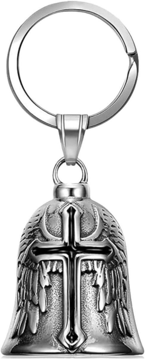 Motorcycle bell - roestvrij staal - geluksbrenger - beschermt de motor - ShopVlot