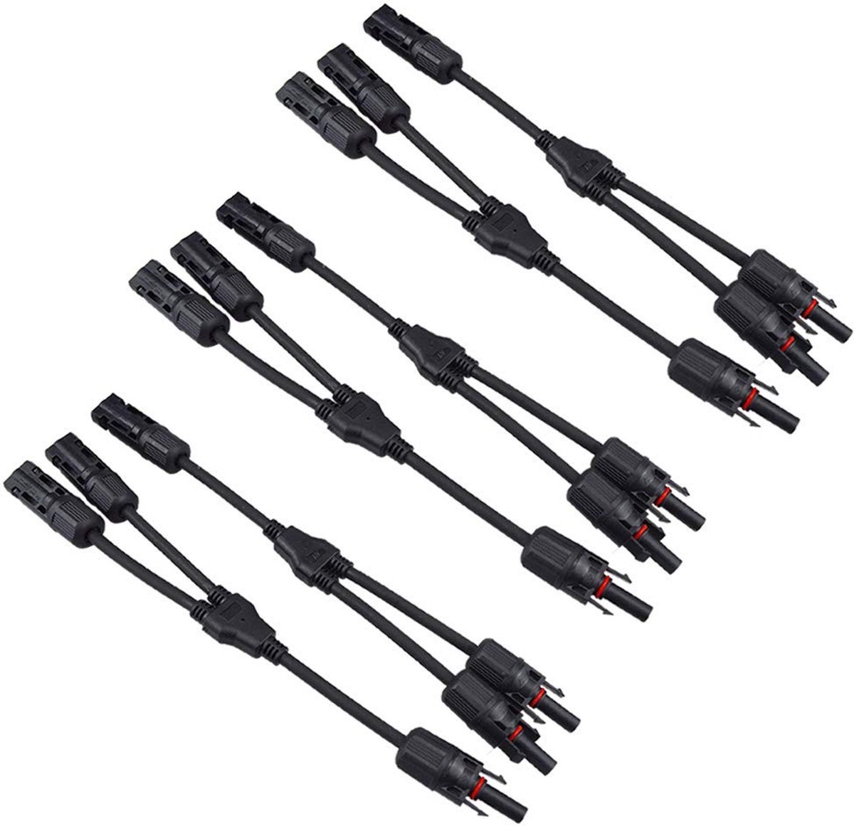 Solidchoice - Professionele Zonnepaneel Y-Tak Connectoren Set van 3