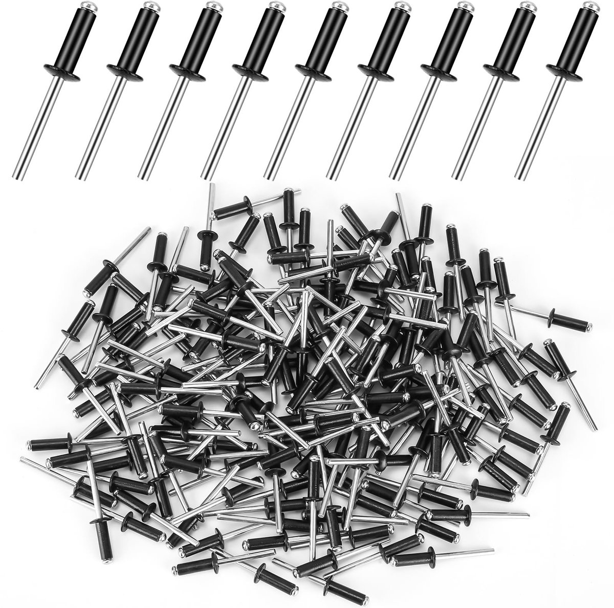 Solidchoice - 200 Stuks Aluminium Blind Rivets voor Diverse Toepassingen
