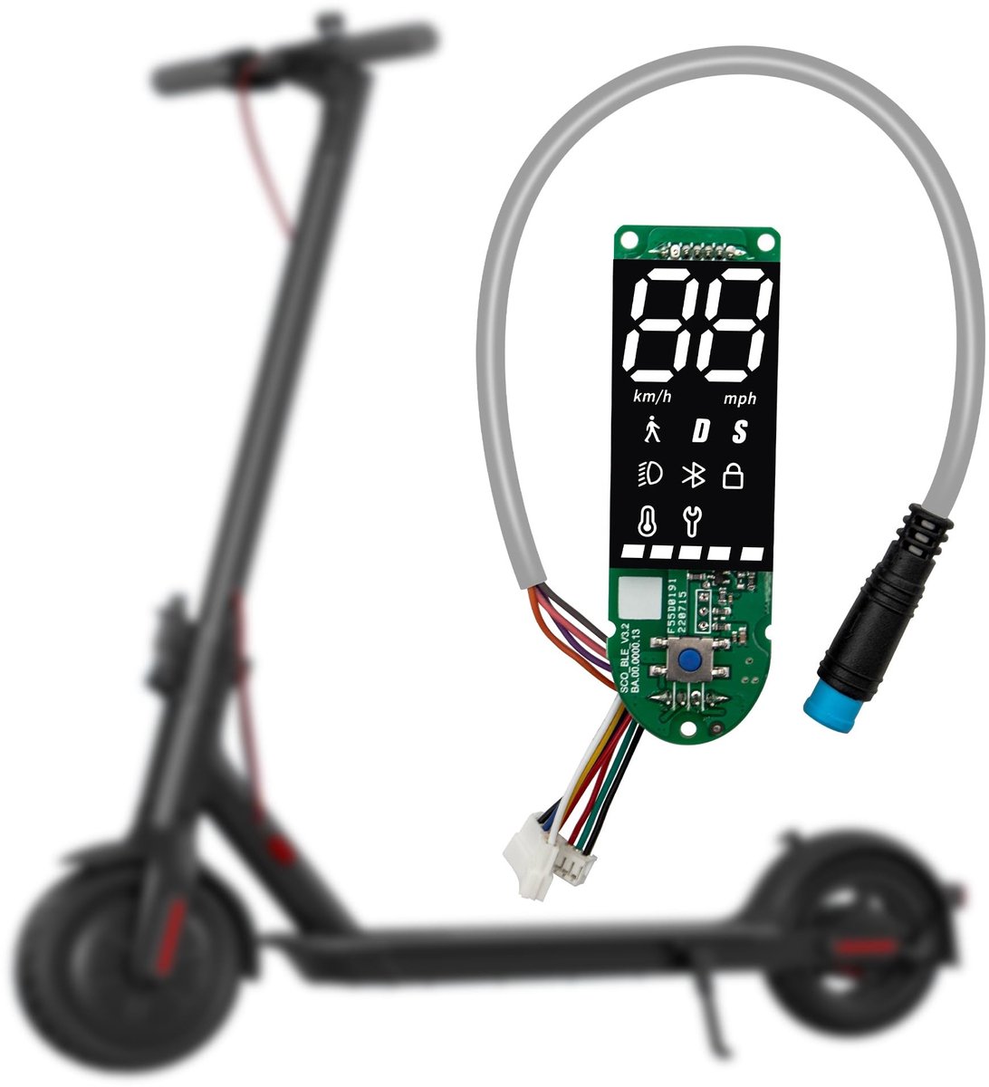 Solidchoice - Dashboard voor Xiaomi MI 3 Elektrische Scooter