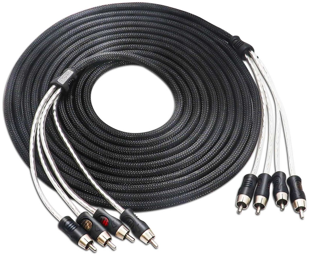 Solidchoice - Premium 4-Kanaals RCA Audio Verbinding Kabel