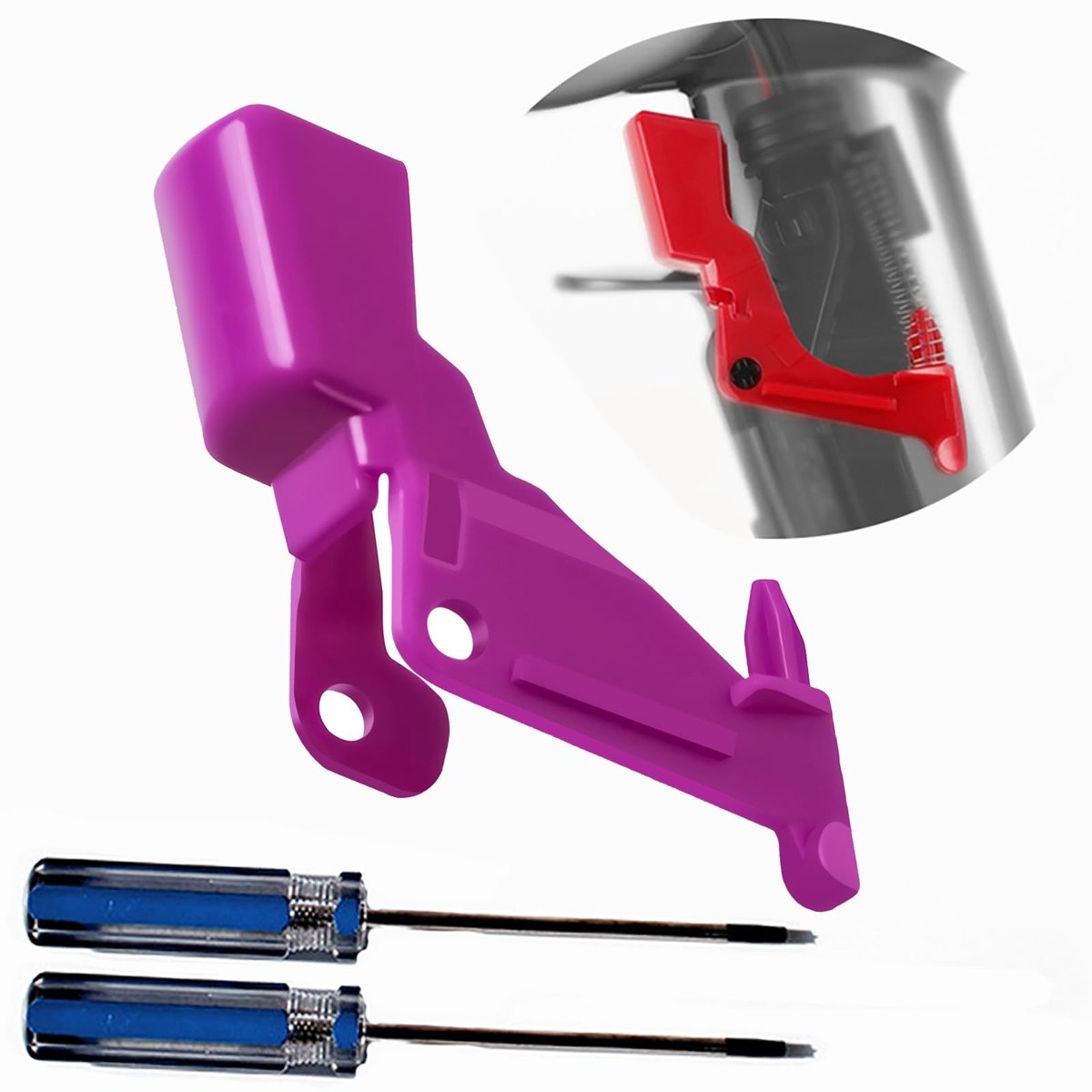 Solidchoice - Verbeterde Activeringsknop voor Dyson V11/V10 Stofzuiger met Schroevendraaier