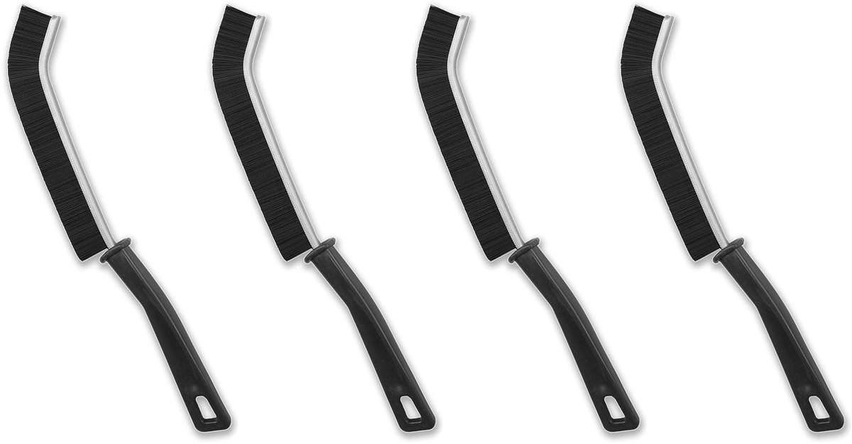 Solidchoice - Set van 4 Hoekreinigingsborstels met Harde Borstels