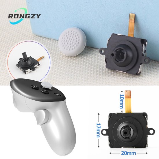 Joystick Vervanging - Thumbstick Caps - Controller Reparatie - Drift Correctie - 2 Stuks van Merkloos — afbeelding 3