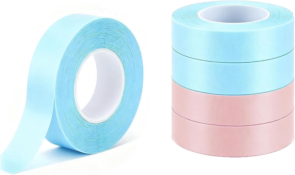 Wimperextension Tape Set - 4 Rollen - PE Microporen & Stof - Perfect voor Wimper Make-up - ShopVlot