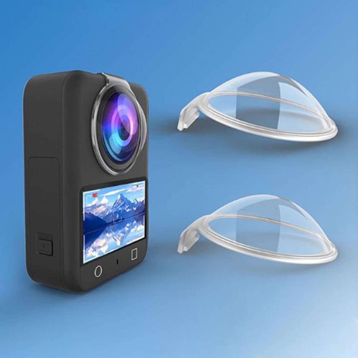 Solidchoice - Lens Beschermers voor Actiecamera's met HD PC Cover