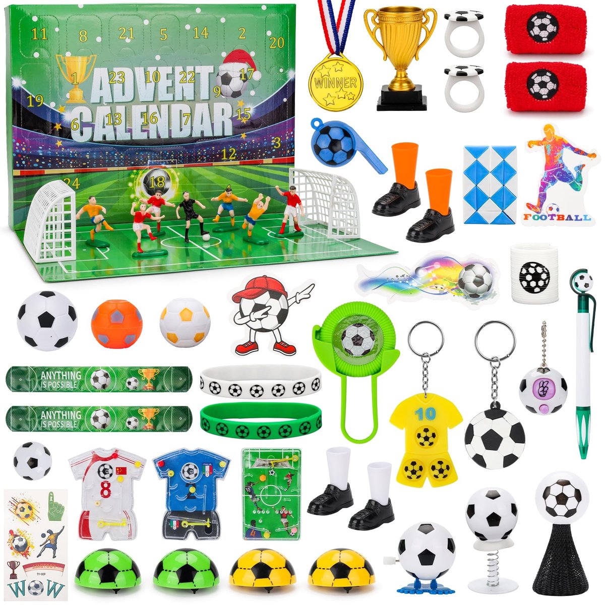 Solidchoice - Voetbal Advent Kalender 2025 voor Kinderen