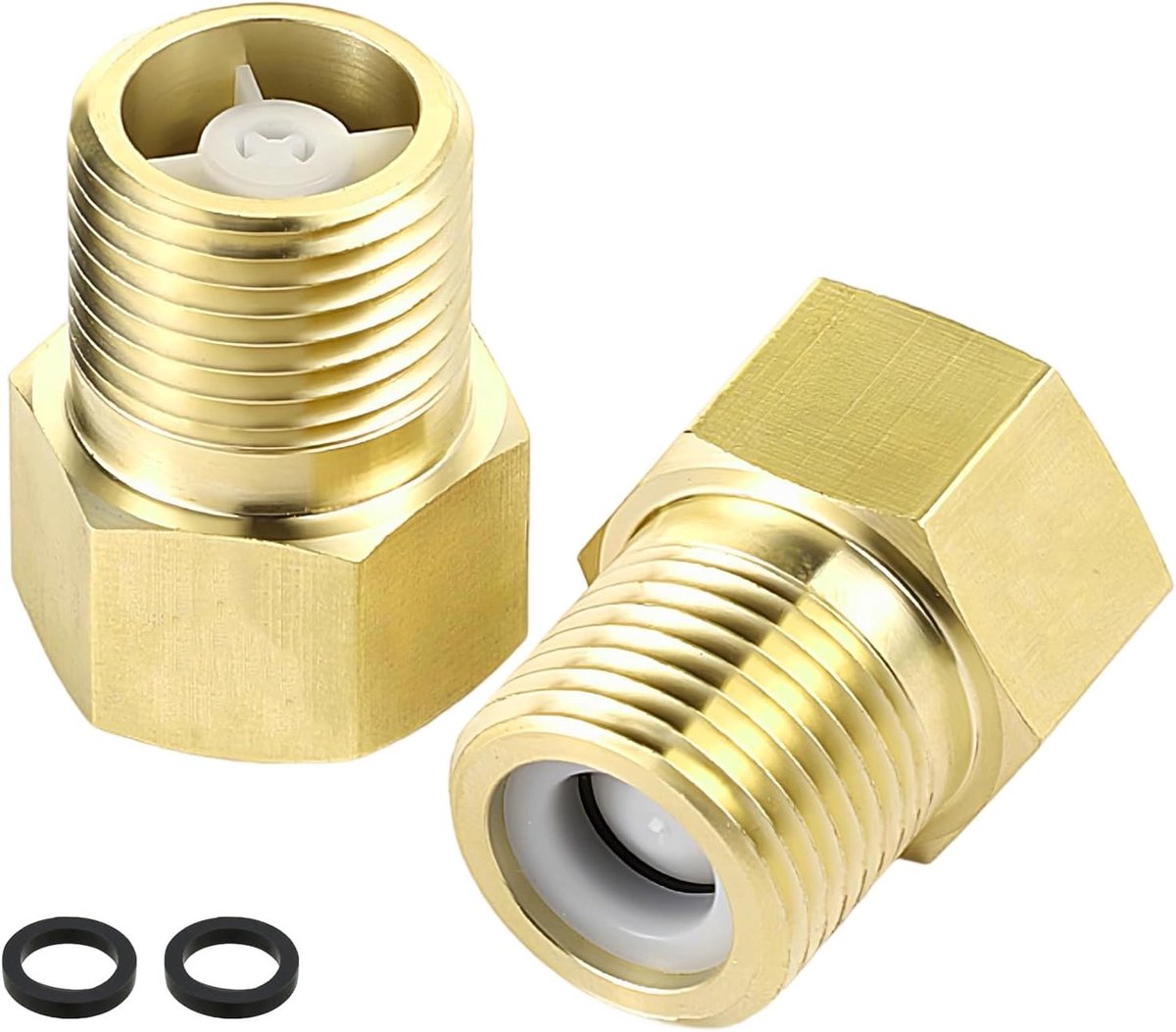 Checkklep 1/2 inch - Messing - Met 2 afdichtingen - Voorkomt terugstroom - ShopVlot