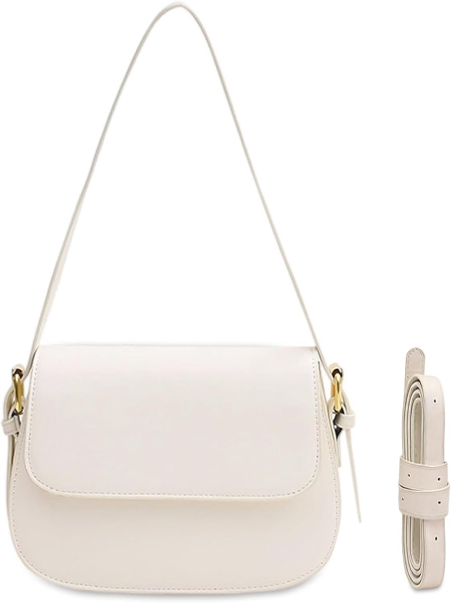Schoudertas Dames Klein - Elegante PU Leren Schoudertas - Modieuze Crossbody Tas - Perfect voor Dagelijkse Boodschappen - ShopVlot