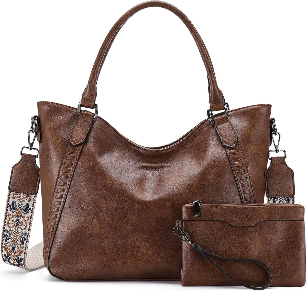 Schoudertas dames hobo - PU leer - Verstelbare crossbody tas - Stijlvolle handtas voor dagelijks gebruik - ShopVlot
