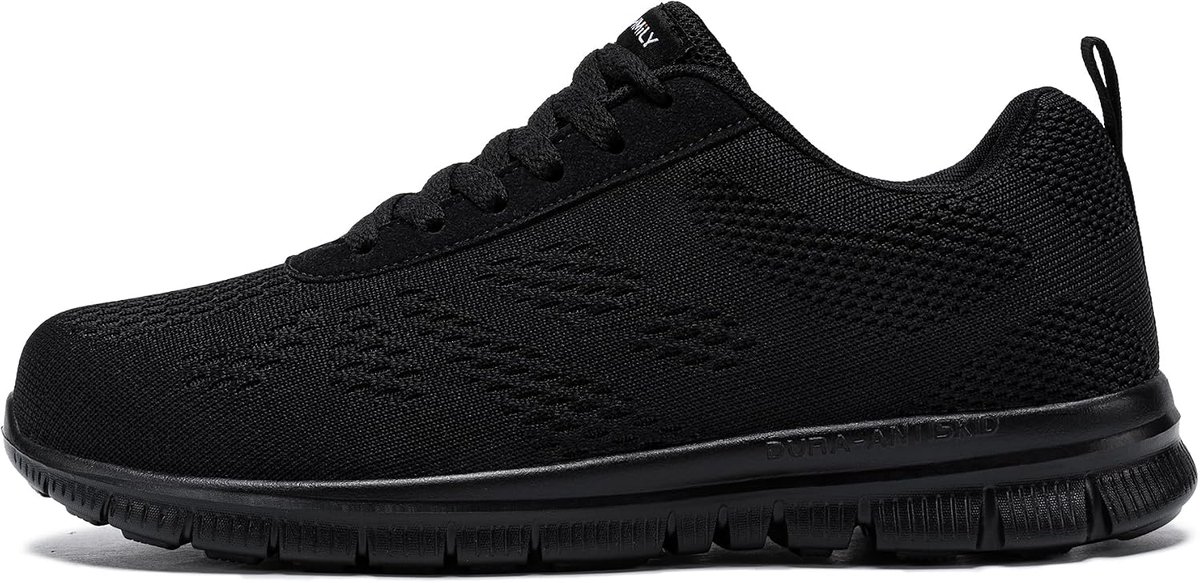 Veiligheidsschoenen maat 49 - Zwart - Stalen neus - Ademend en comfortabel - ShopVlot