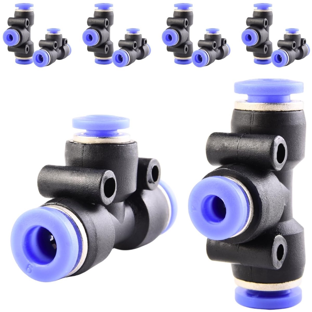 Solidchoice - Set van 10 Tapered Push Fit Slangconnectoren