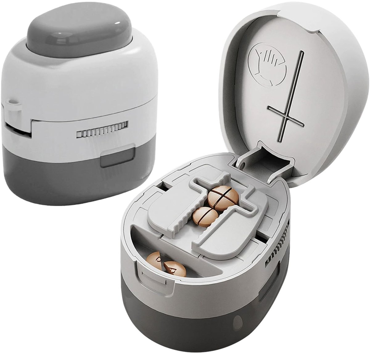 Solidchoice - Verstelbare Tablet Cutter en Medicijn Dispenser in Compakte Vorm