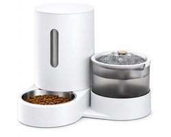 Top 10 voer- en drinkbakken voor honden 2026: 2-in-1 drinkfontein met voerbak, 1800 ml
