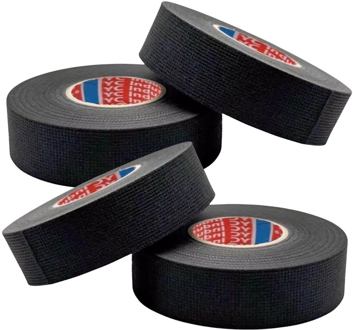 Solidchoice - Set van 4 Zelfklevende Textieltape voor Elektrische Toepassingen