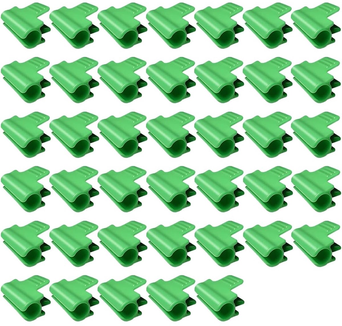 Solidchoice - Set van 40 Groene Kassenclips voor Tuinbescherming