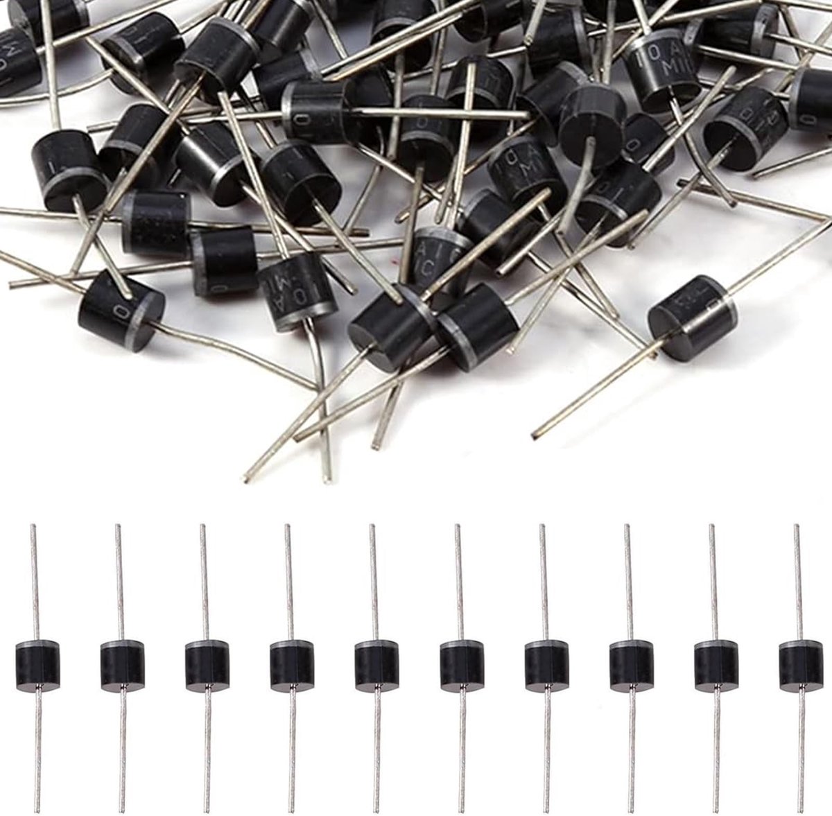 Solidchoice - 10 Stuks 10A10 Gelijkrichterdiode voor Elektronische Projecten