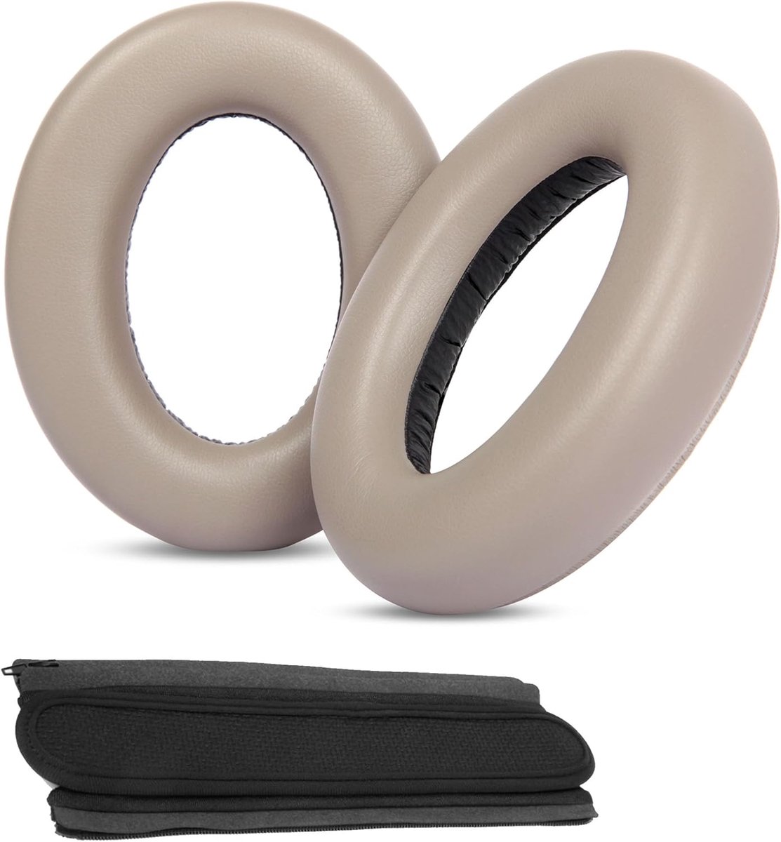 Ear pads compatible with Sennheiser Momentum 4 Wireless headphones: Replacement ear pads with softer protein leather - ShopVlot