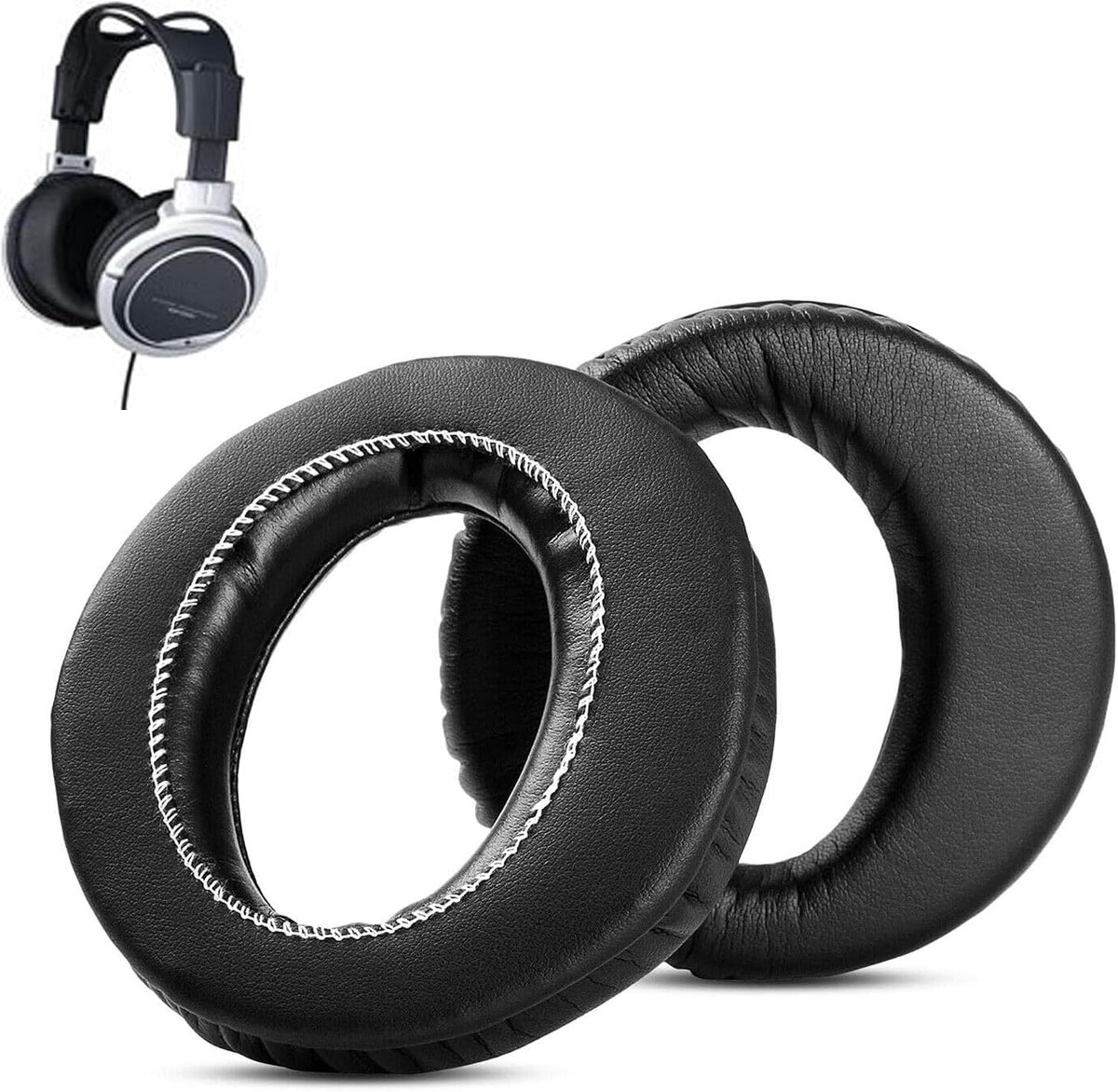 Ear Pads Compatible with Sony MDR-XD150 MDR-XD200 Headphones Ear Pads Replacement with Softer Protein Leather and - ShopVlot