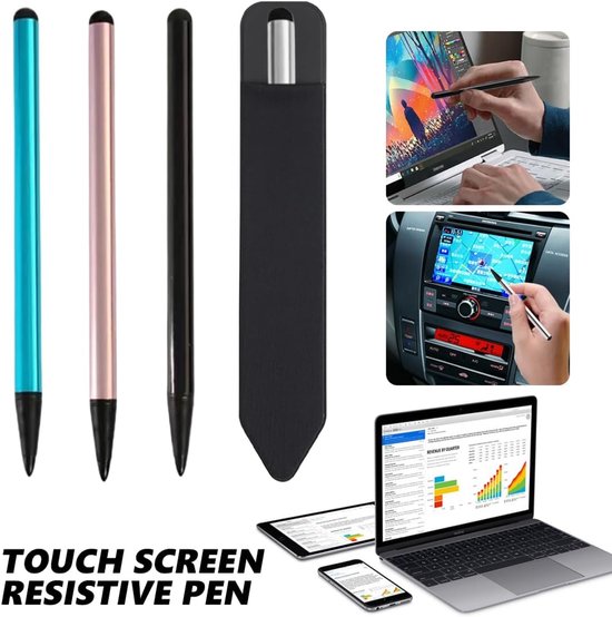 Phone Pens, Protective Case for Stylus Pen, Resistive Touch Screen Pen and Stylus Pen Compatible with Computers - ShopVlot — afbeelding 4