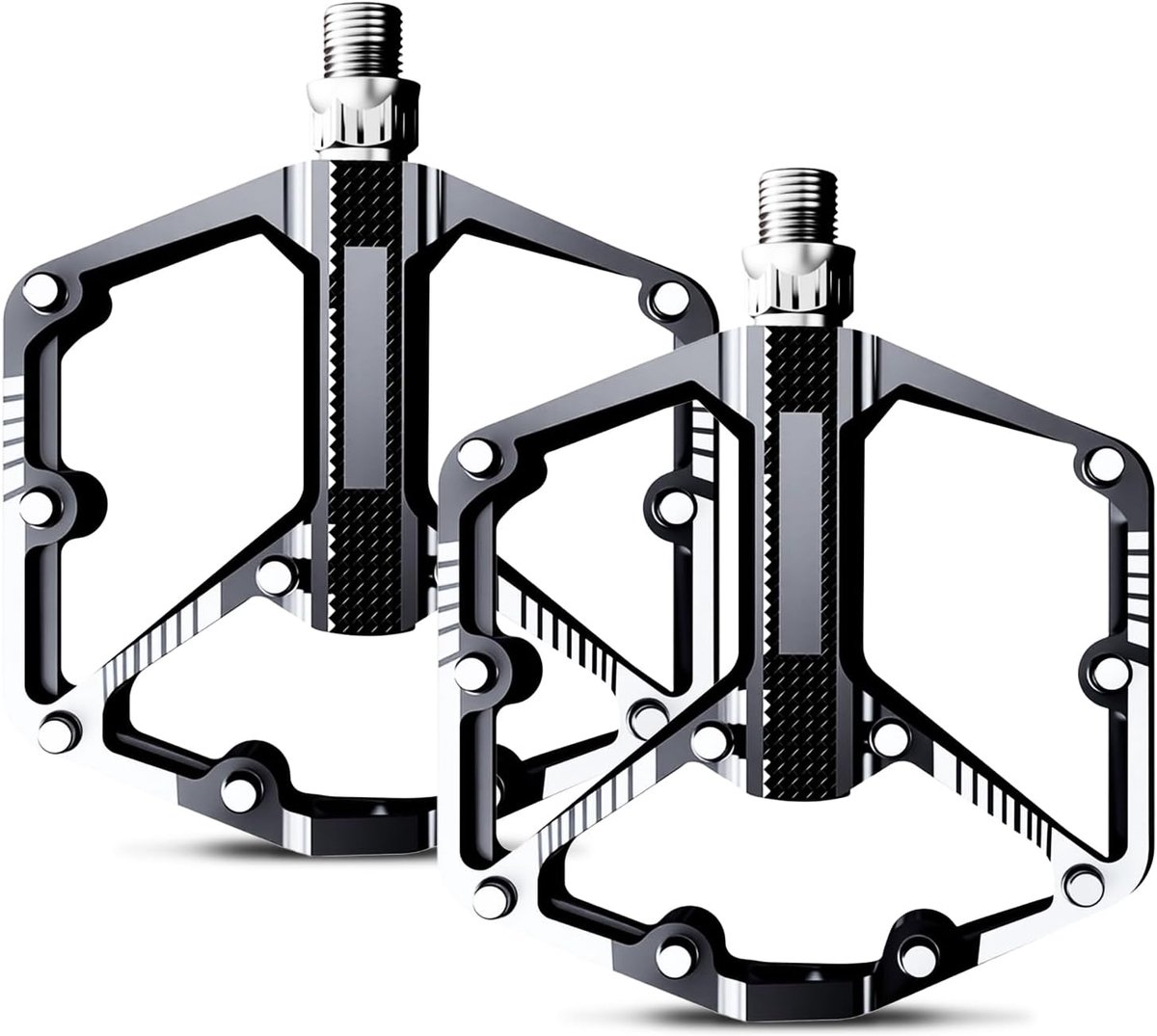 Mountain Bike Pedals, 9/16 Inch Pedals, 3 Sealed Bearings, Bicycle Pedals, MTB Pedals, Non-Slip Bicycle Pedals for - ShopVlot