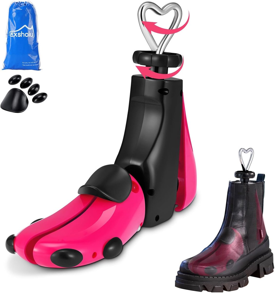 Shoe Stretcher for Men and Women, 4-Way Boot Stretcher, Stretcher for Wide Feet - ShopVlot