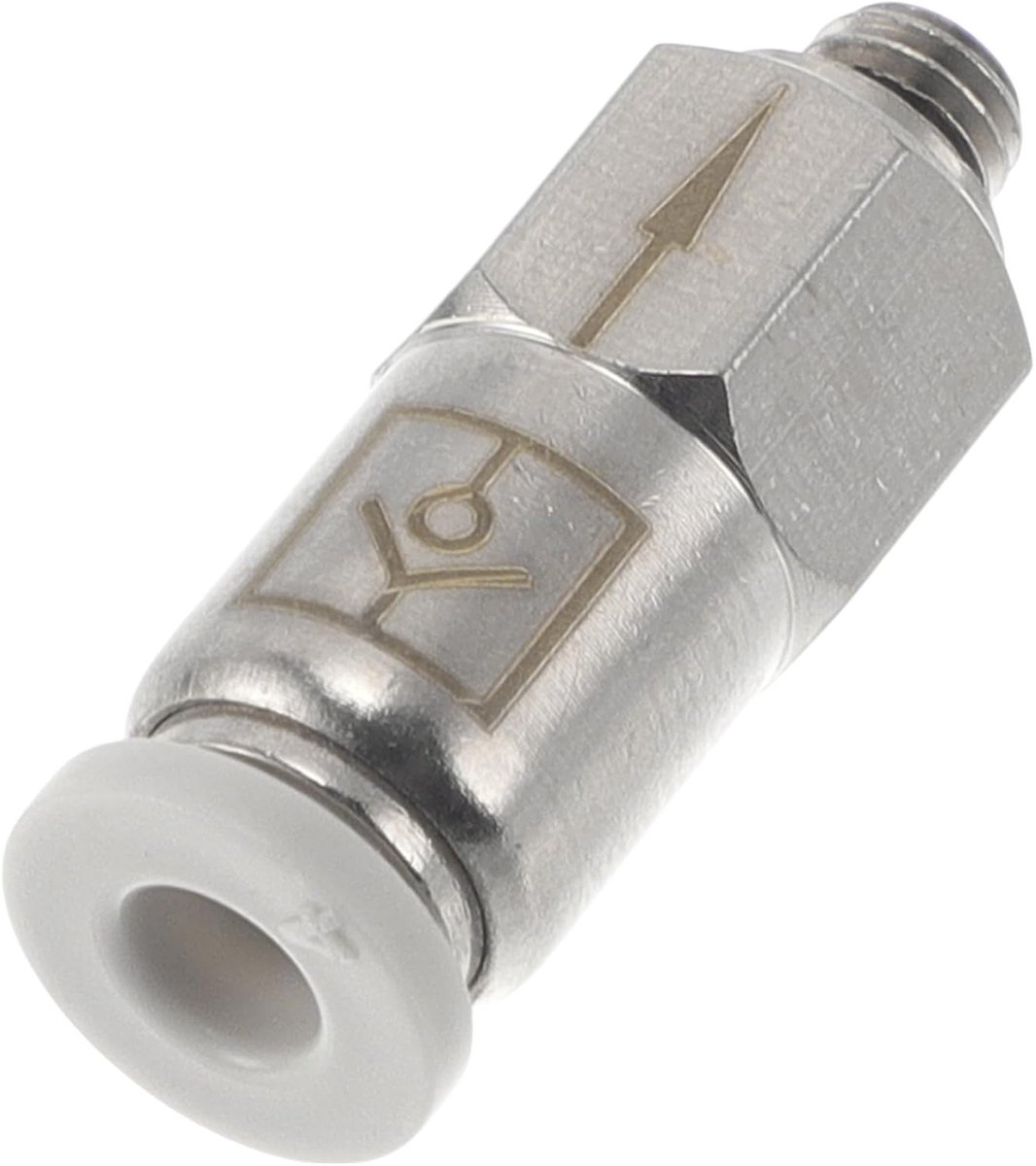 Luchtfitting 5/32 inch - Quick Plug Check Valve - Plastic Metaal - Eenvoudig te installeren - ShopVlot