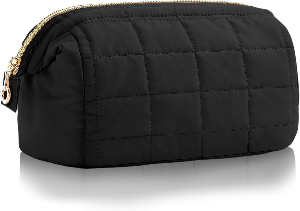 Makeup tas grote capaciteit - waterdicht nylon - lichtgewicht en zacht - ideaal voor reizen - ShopVlot