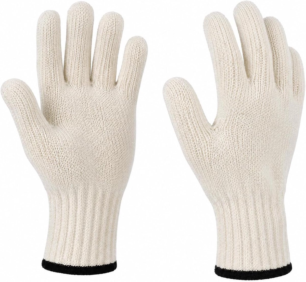 Grillhandschoenen 26 cm - Katoen en polyester - Hittebestendig tot 392 °C - Veilig grillen en bakken - ShopVlot