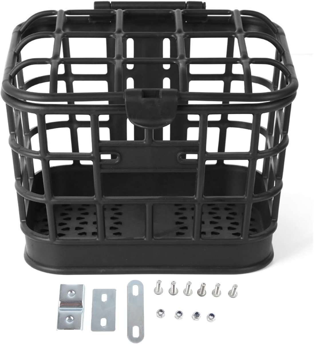 Fietsmand met Deksel - Voorrek Fietsmand - Fietsen Boodschappen - Anti Extrusie PC Materiaal