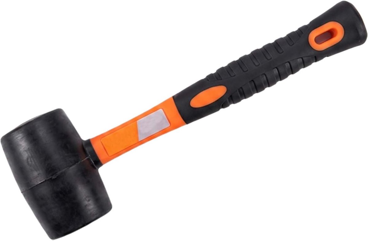 Rubberen hamer 624 g - harde rubberen hamer - twee zijden - ideaal voor meubels en handwerk - ShopVlot