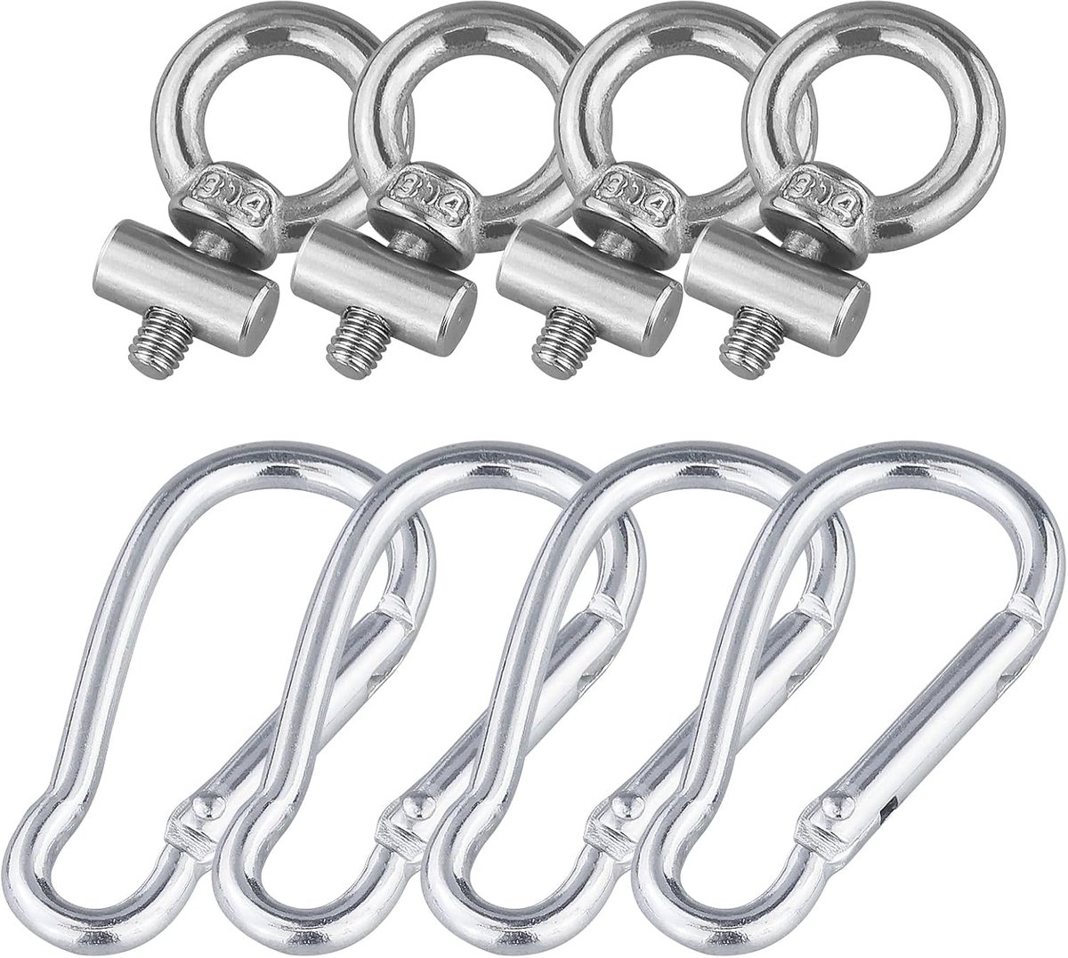 Canopy Rail Stopper 6 mm - RVS - Set van 4 - Veilig en eenvoudig te installeren - ShopVlot