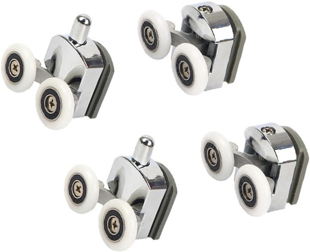 Douchecabine wielen 23 mm - robuust en stil - voor glazen deuren 3-6 mm - eenvoudig te monteren - ShopVlot