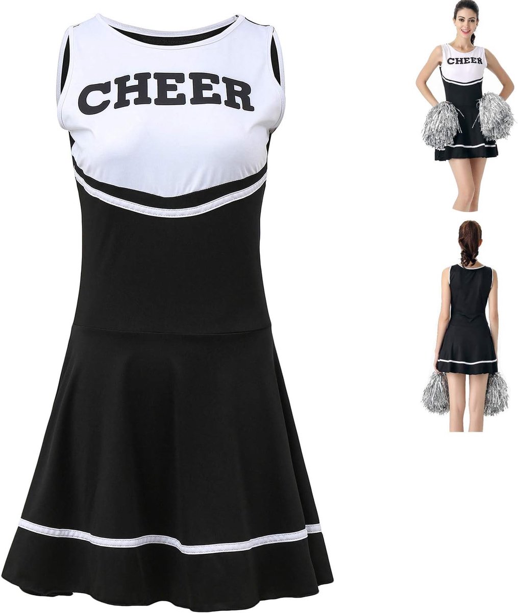 Cheerleader Kostuum M - Gemakkelijk Te Dragen - Stijlvol Uniform - Perfect Voor Feesten - ShopVlot
