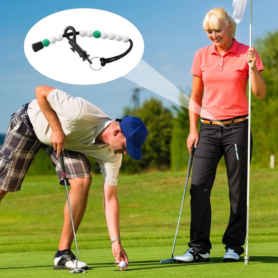 Golf teller 4-delig - plastic kralen - verstelbare scorehouder - eenvoudig bijhouden van slagen - ShopVlot van GOLF — afbeelding 4