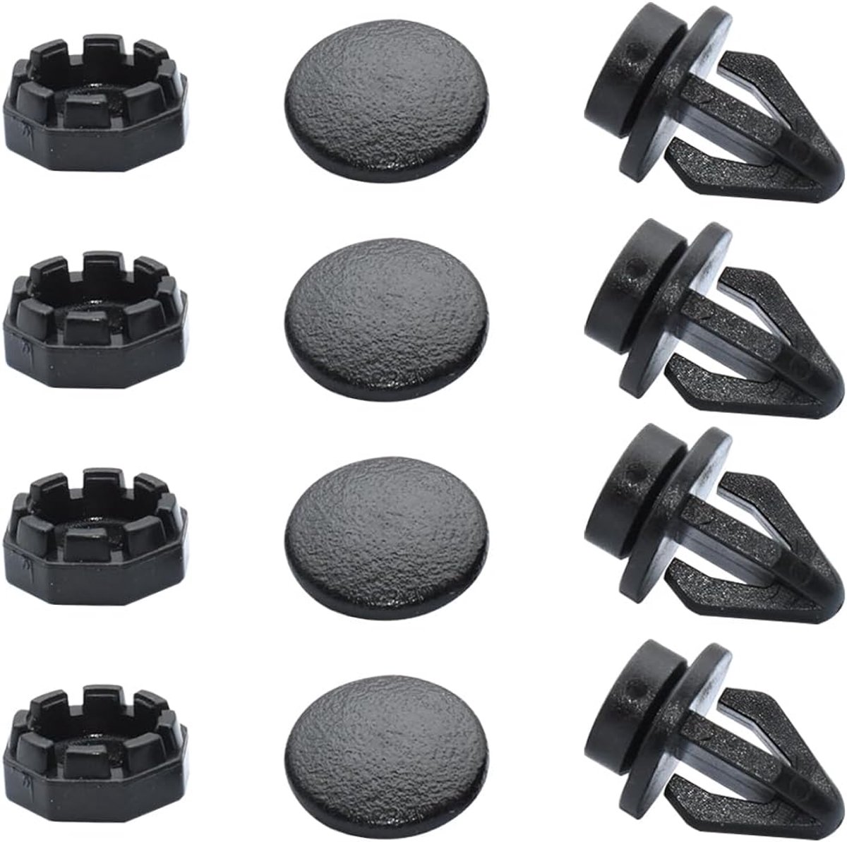 Auto snelbinders 4-stuks - universele trim clips - kunststoffen bevestigingsclips - veilig en betrouwbaar - ShopVlot