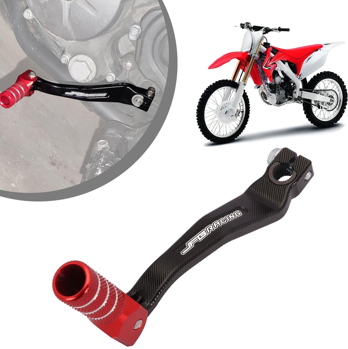 Solidchoice - CNC Schakelhendel Opvouwbaar voor Motorfiets CRF250L 2013-2019
