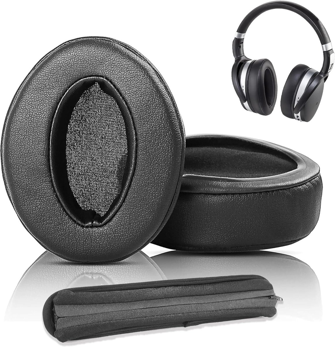 Ear Pads and Headband Compatible with Sennheiser HD 4.50 BTNC, HD 4.50BT, HD 4.40BT,HD400S, HD 350BT, HD350BT, HD300 - ShopVlot