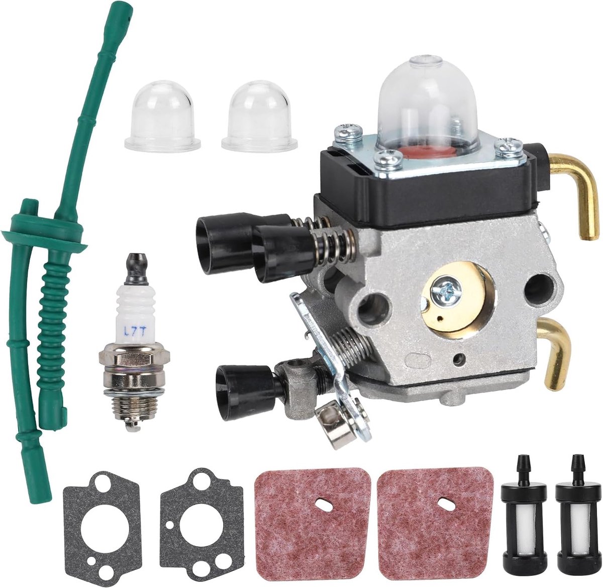 Carburetor Compatible With Stihl FS55 FS38 FS45 FS46 FS55R FS55RC FS74 FS75 FS80 FH75 FR85 KM55 HL45 HL75 HS70 C1Q-S63 - ShopVlot