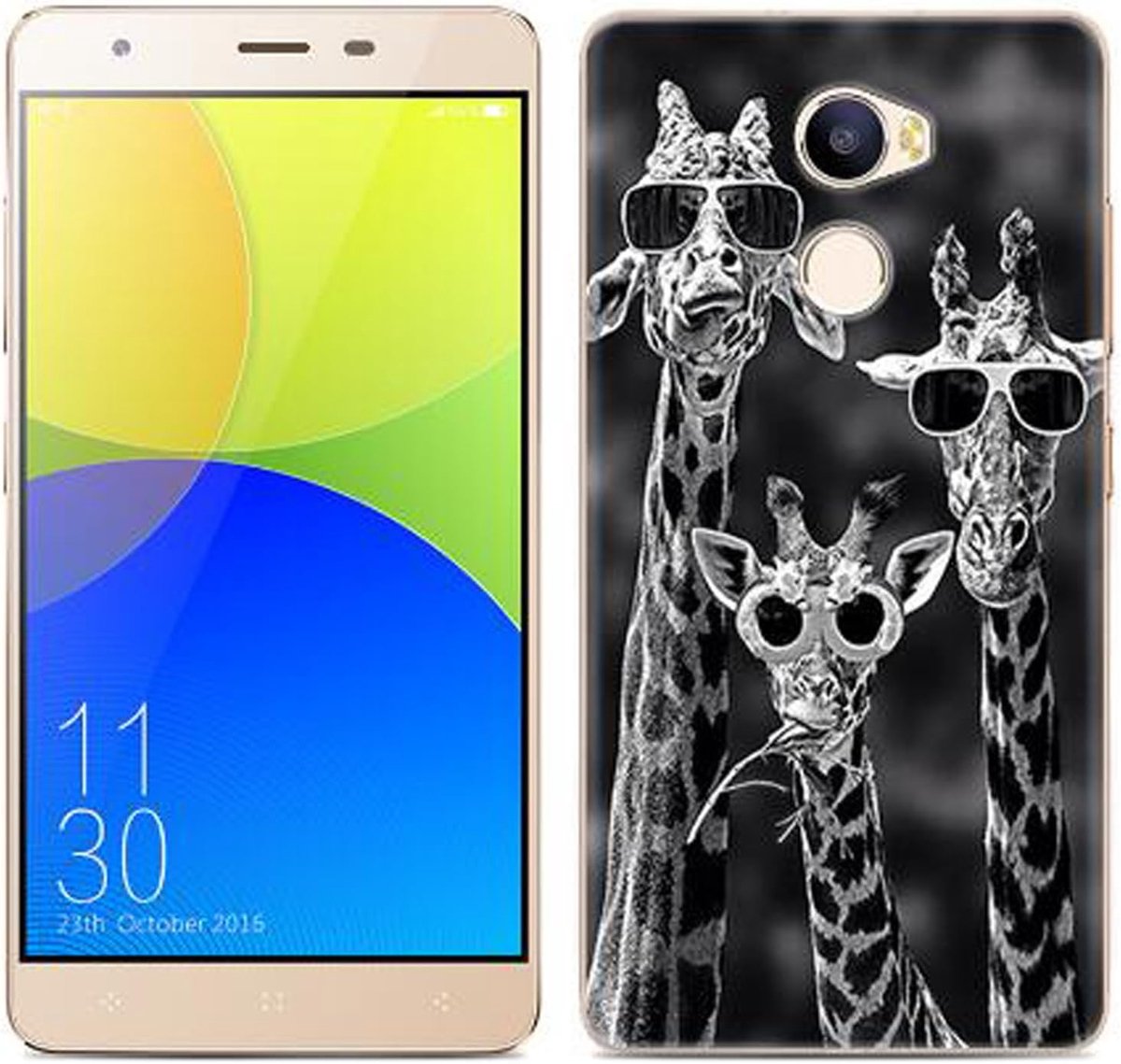 Silicone Case Protective Case for Elephone C1 Case Cover Flip Case Pouch Cover,Elephone C1,Giraffe - ShopVlot
