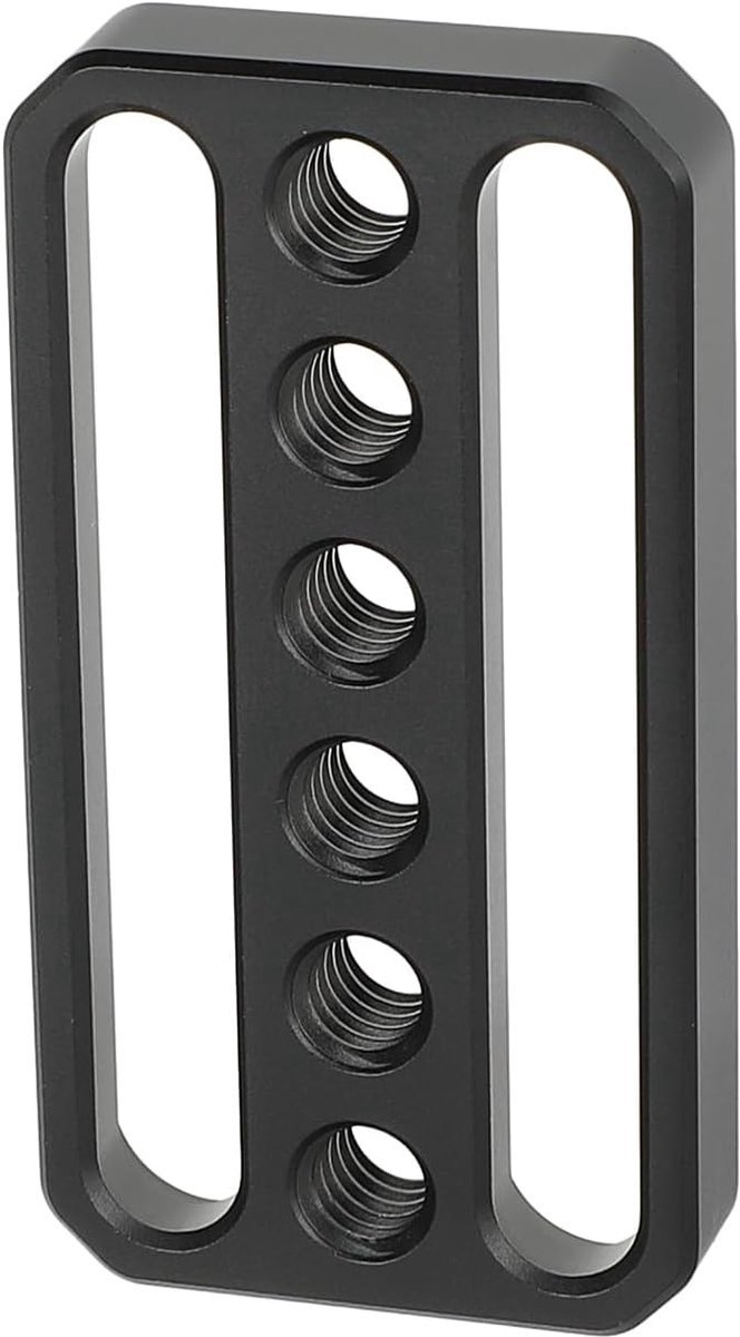 CAMVATE Mini Cheese Plate with Countersunk Slots and 1/4"-20 Thread 3674 - ShopVlot