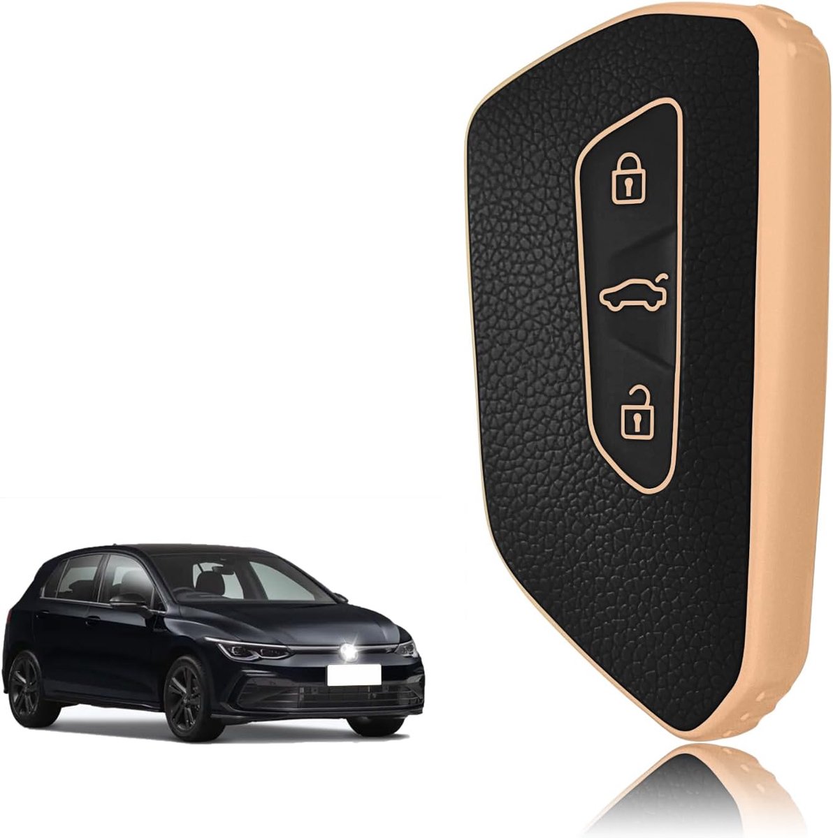 Key Cover Silicone, Car Key Cover Suitable for VW Volkswagen Golf 8 Cupra Formentor Born Seat Leon Ateca Skoda Octavia - ShopVlot