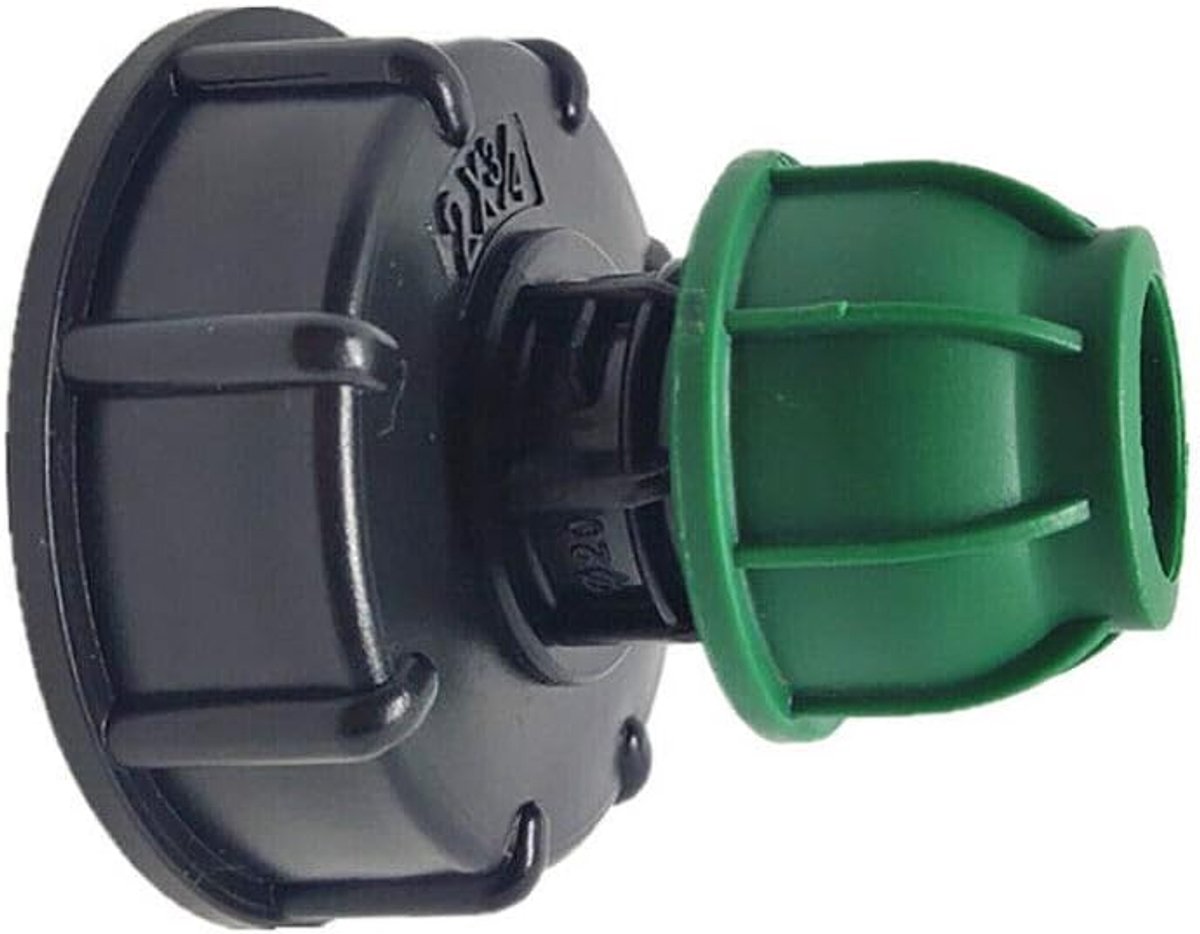 IBC Adapter, IBC Tank Adapter S60X6 Straight Pipe Irrigation Specialists for MDPE Straight Pipe Fitting 32mm - ShopVlot