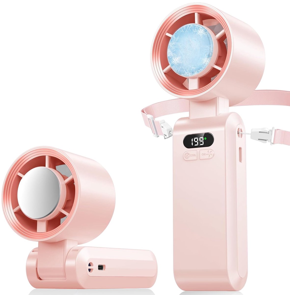 Handventilator mini - Draagbaar en lichtgewicht - Perfect voor warme dagen - Ideaal voor onderweg - ShopVlot
