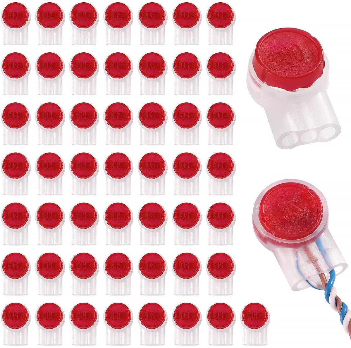 Solidchoice - 50 Stuks UR2 Kabelverbinders voor Telefoon Draad