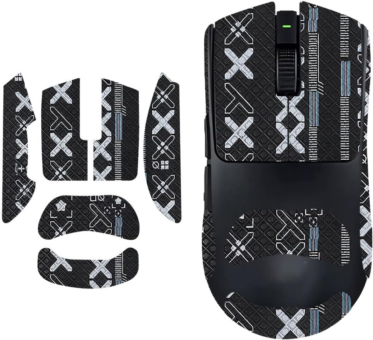 voor Razer Viper V4 Pro Mouse Grip Tape, antislip zweetbestendige gaming grips, professionele precisie gesneden - ShopVlot